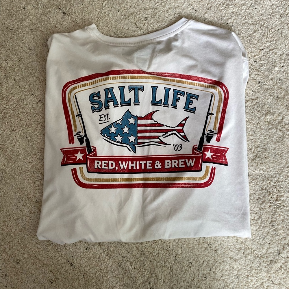 Large SPF Salt Life Long Sleeve Shirt
